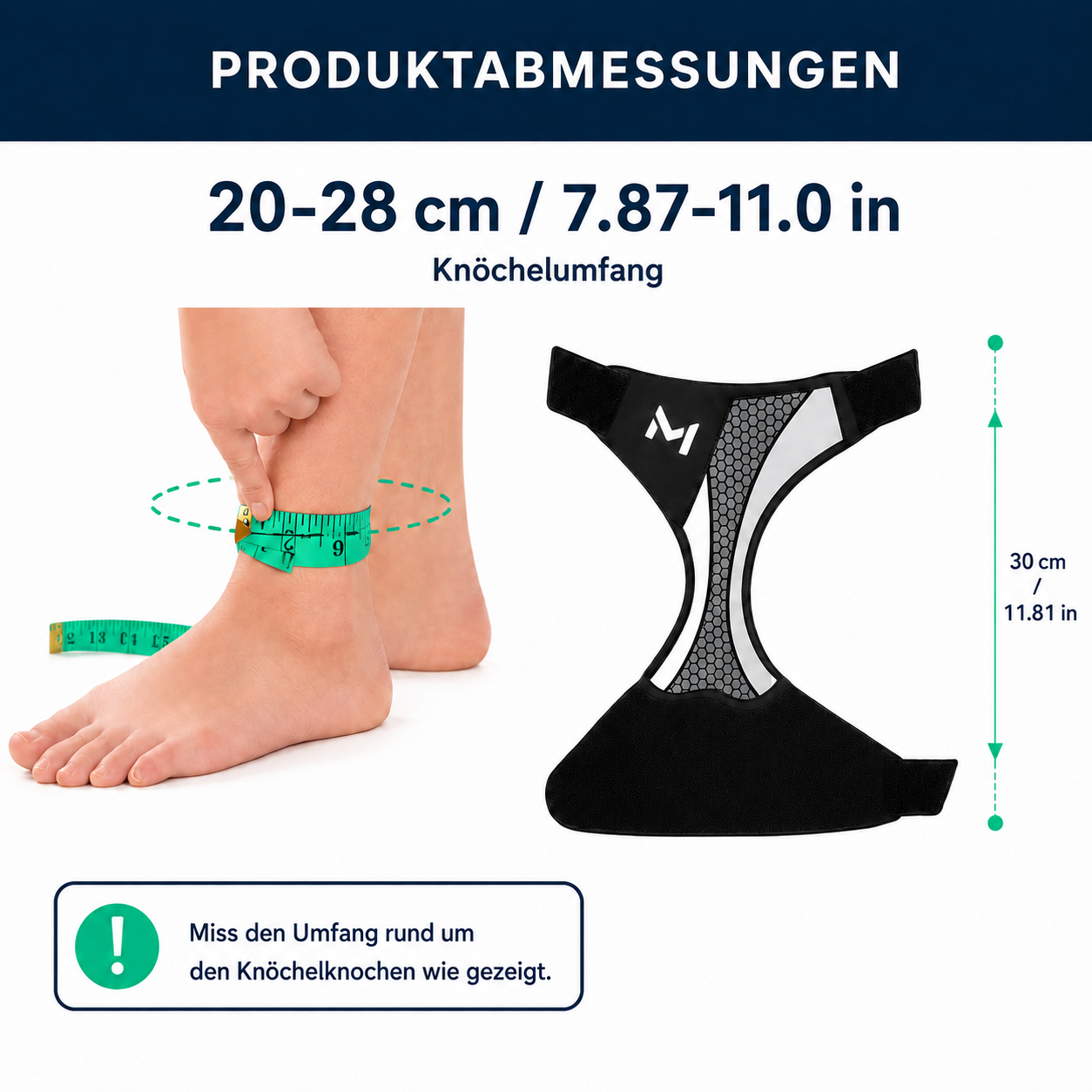 MOVEKA™ – Verstellbare Sprunggelenkbandage