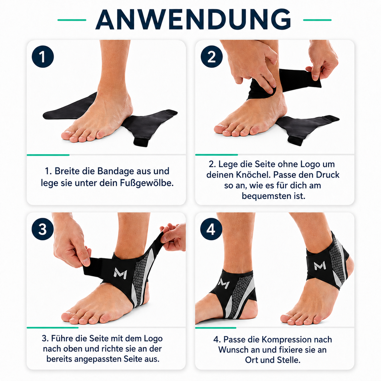 MOVEKA™ – Verstellbare Sprunggelenkbandage